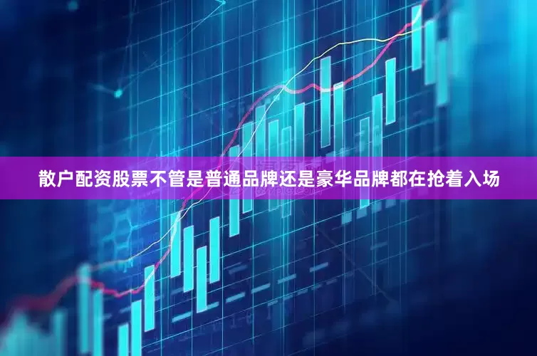 散户配资股票不管是普通品牌还是豪华品牌都在抢着入场